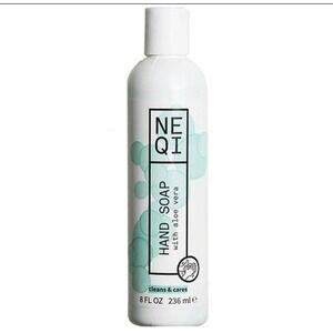 NEQI Hand Soap with Aloe Vera Cleans and Cares‎ 8 fl oz 236 ml NEW Lot of 2